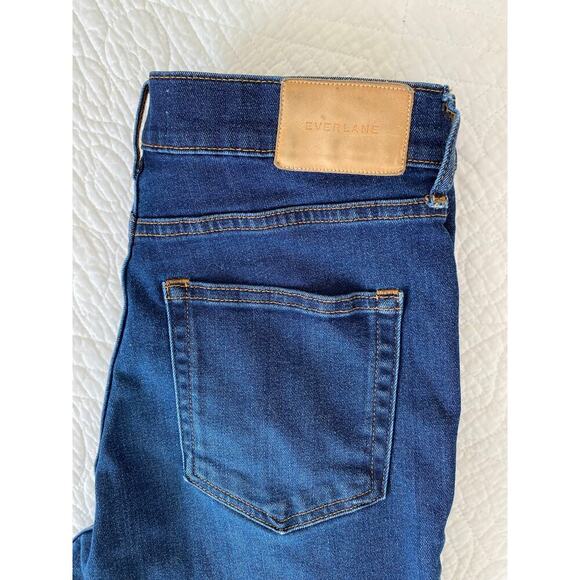 Everlane The Skinny High Rise Ankle Jeans Medium Blue Wash 28 Pocket - Picture 10 of 10